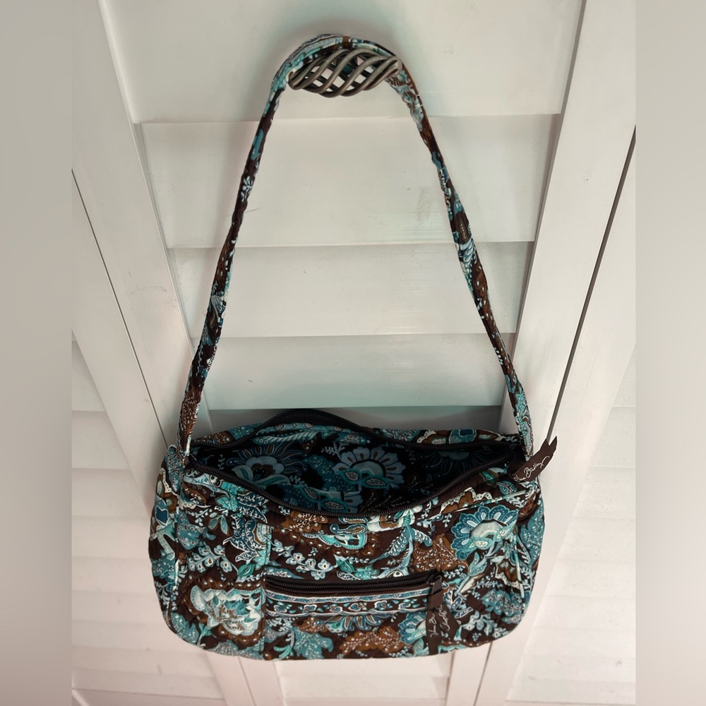 Java Blue Retired Vera Bradley Pattern Bowler - image 6